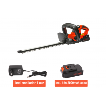 Kibani Accu Heggenschaar – Inclusief 2000mAh li-ion accu – 51 cm Zwaardlengte - 18V