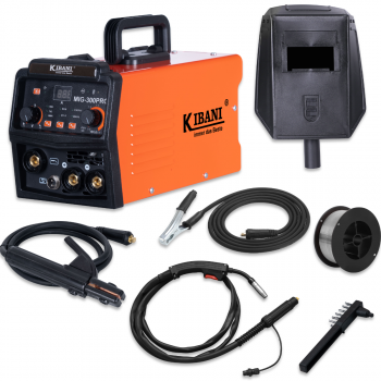 Kibani Lasapparaat MIG-300PRO - IGBT-Inverter-Technologie - Semi-Automatische Omvormer - Lasapparaat Elektrisch - MIG - MMA - TIG
