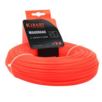 Kibani Maaidraad 100 Meter Nylon Geschikt Voor De Draadkop Van De Kibani Bosmaaiers En Kibani 4-in-1 Combitool