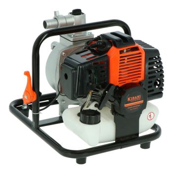 Kibani Waterpomp 15.000 Liter Per Uur - 52 cc 2-Takt Benzine Motor - 3000 Toeren Per Minuut Perfect Voor Kelder Of Zwembad