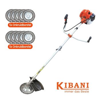 Kibani Bosmaaier 4 in 1 Tool – Inclusief 10x Stalen Borstels Kanten Maaier - 52 cc 1.9 PK