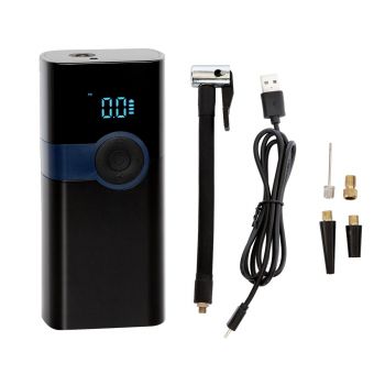 Accu Bandenpomp Met Powerbank Elektrische Bandenpomp Luchtpomp Draagbaar Elektrische Fietspomp
