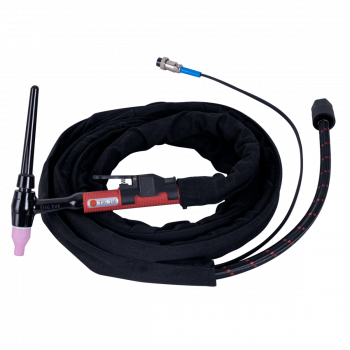 TIG High Frequency Lastoorts - 4 Meter - Voor TIG Lasapparaat 100–180A - M16x1,5 - 2 Polige Aansluiting